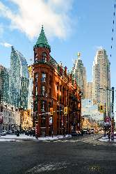 Toronto's flatiron building